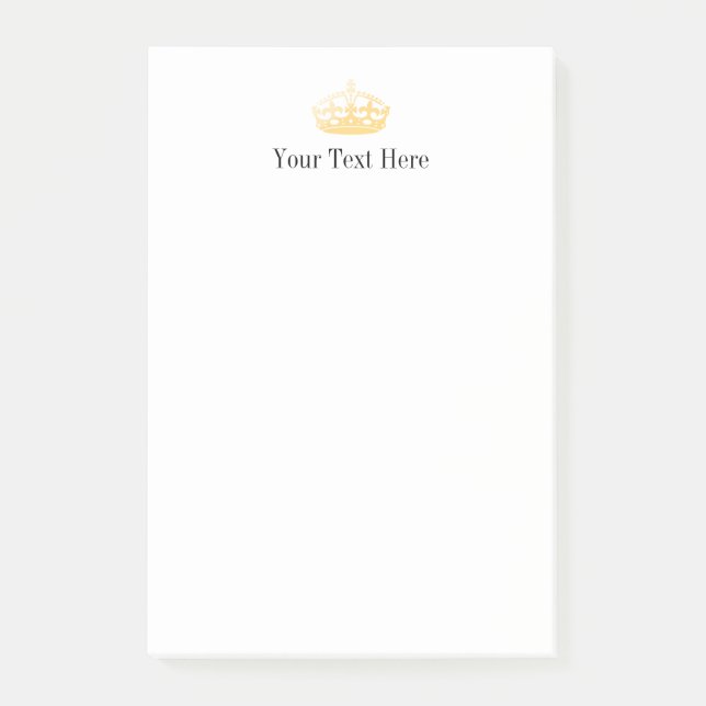 Notas Post-it® Corona unisex del jubileo del salón del palacio (Anverso)