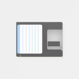 Notas Post-it® Correos de disquete Personalizado de color