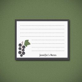 Notas Post-it® Corriente negra