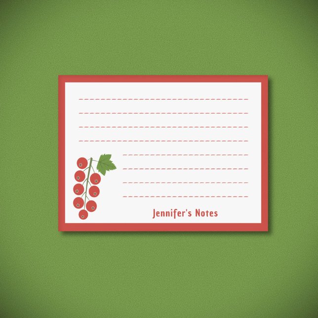 Notas Post-it® Corriente Roja (Red Currant Post-it Notes)