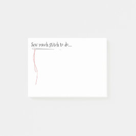 Notas Post-it® Cosa el diseño divertido con la aguja