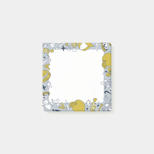 Notas Post-it® Cosas Divertidas de la Escuela en (Anverso)