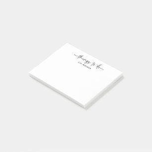 Notas Post-it® Cosas Prácticas Que Hacer Escritura Moderna Bonita