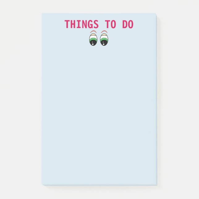 Notas Post-it® Cosas que hacer (Anverso)