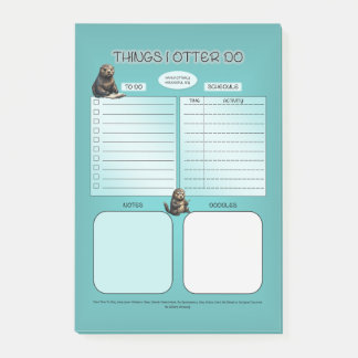 Notas Post-it® Cosas que yo hago