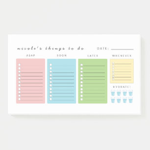 Notas Post-it® Cosas simples y modernas para hacer