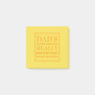 Notas Post-it® Cosas súper serias de Dads
