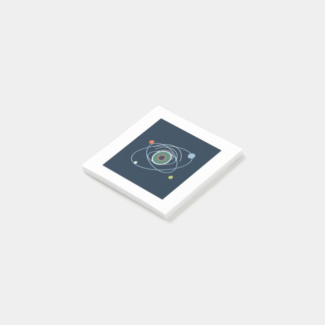 Notas Post-it® Cosmic Signal futuristische (En perspectiva)