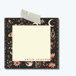 Notas Post-it® Cosmos celestes acuarela Chica rosa adolescentes