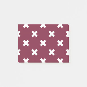Notas Post-it® Costillas de cruz blanca sobre moras