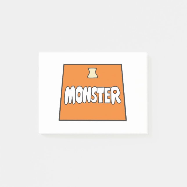 Notas Post-it® Costume de pikamee, monstruo (Anverso)