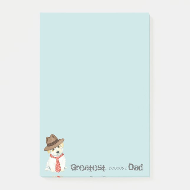 Notas Post-it® Coton de Tulear Dad (Anverso)