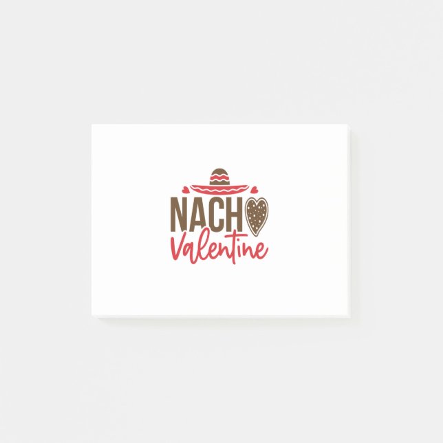 Notas Post-it® Couple Gift Nacho Valentine (Anverso)