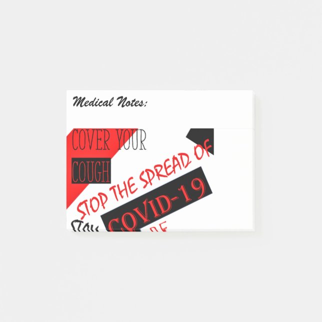 Notas Post-it® Covid-19 (Anverso)
