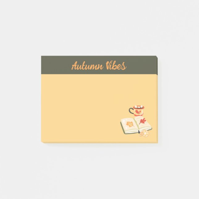 Notas Post-it® Cozy Autumn Vibes Post-it Notes (Anverso)