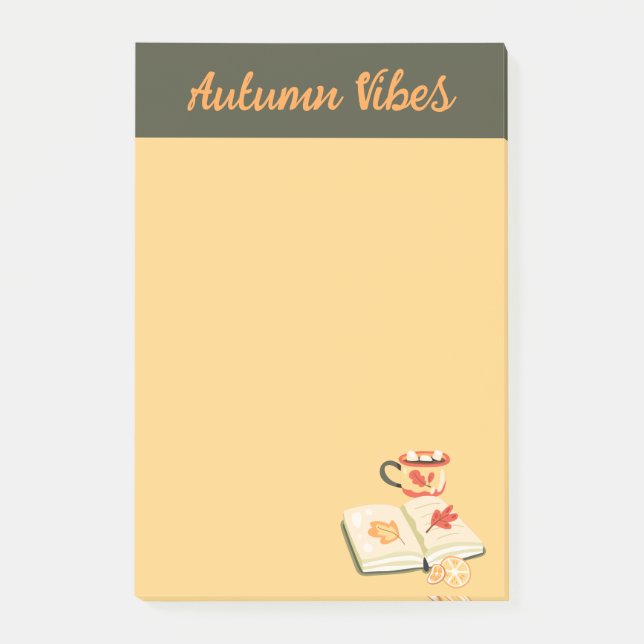 Notas Post-it® Cozy Autumn Vibes Post-it Notes (Anverso)