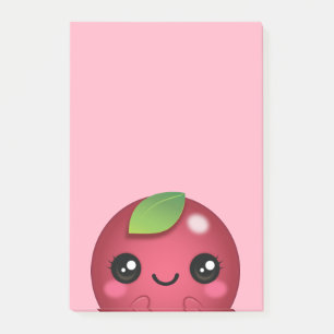 Notas Post-it® Cranberry de Kawaii