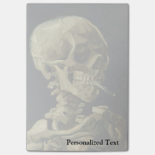 Notas Post-it® Cráneo de Van Gogh el   con el cigarrillo ardiente