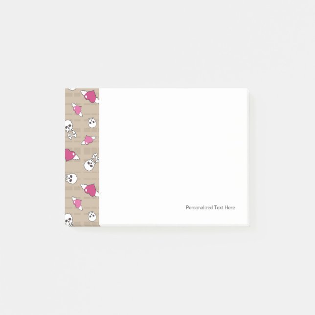 Notas Post-it® Cráneos (Anverso)