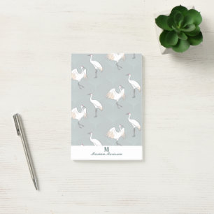 Notas Post-it® Cranes japoneses y Gingko tranquilos dejan su pers