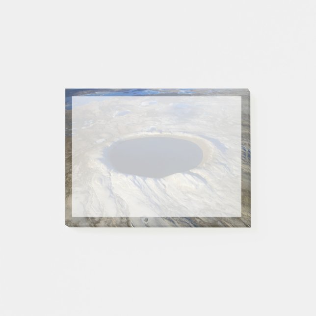 Notas Post-it® Cráter de Pingualuit, Quebec, Canadá. (Anverso)