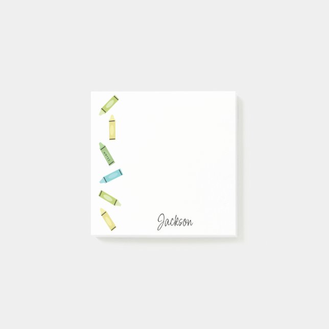 Notas Post-it® Crayones (Anverso)