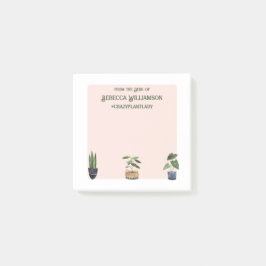 Notas Post-it® #crazyplantlady Desde el escritorio de Personaliz