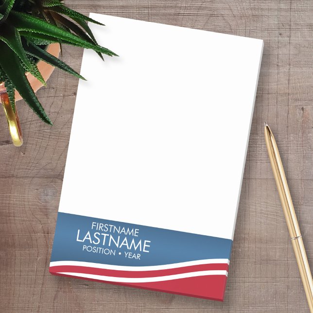 Notas Post-it® Crea tu propio juego de campaña patriótico (Personalized Post-it notes - add your candidate name and other contact information)