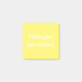 Notas Post-it® Crea tu propio sol lindo amarillo