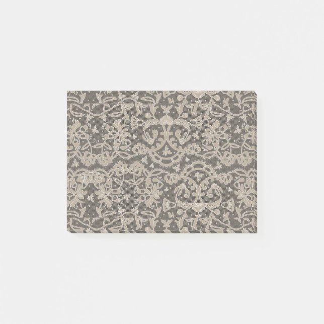 Notas Post-it® Creación de bordado de crochet (Anverso)