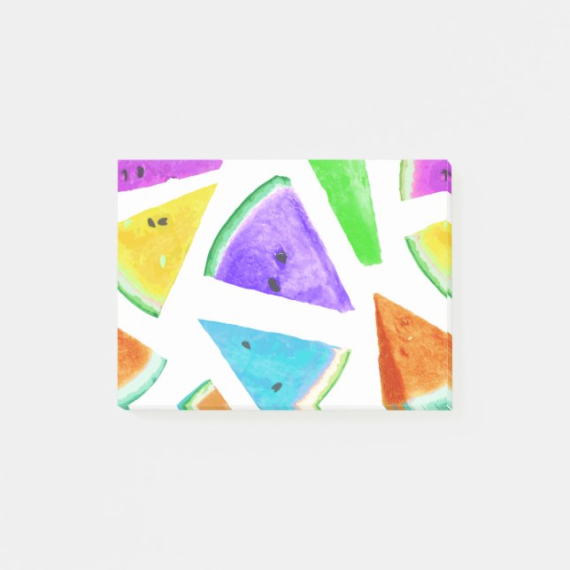 Notas Post-it® Creación de patrones de sandía 6 (Anverso)