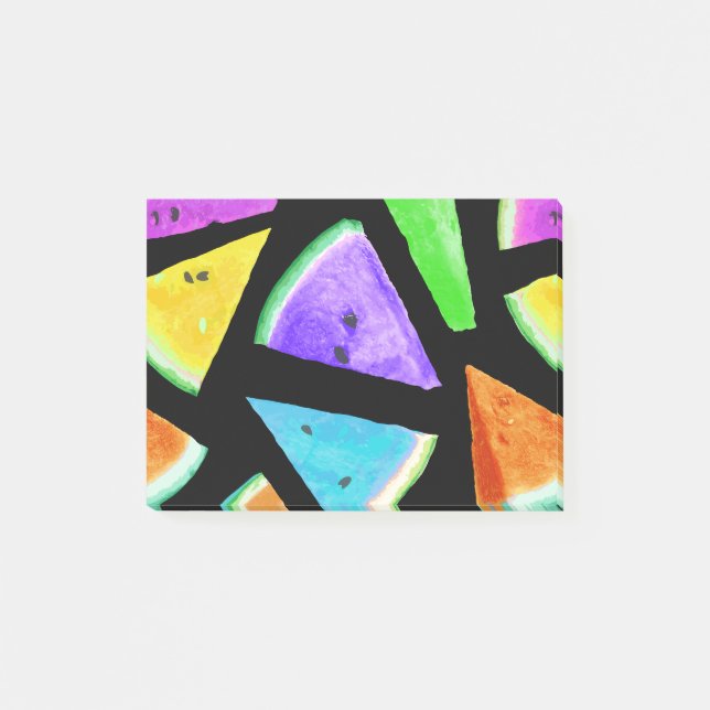 Notas Post-it® Creación de patrones de sandía 7 (Anverso)