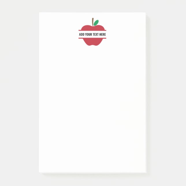 Notas Post-it® Crear su propio monograma docente personalizado (Anverso)