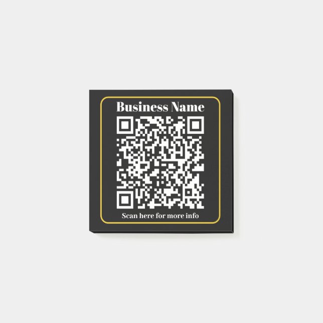 Notas Post-it® Crear un código QR comercial digitalizable instant (Anverso)