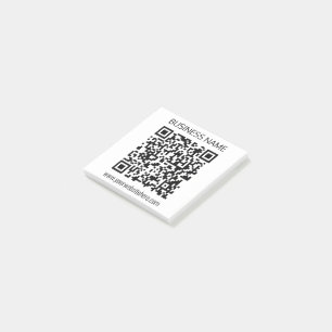 Notas Post-it® Crear un código QR para empresas texto instantáneo