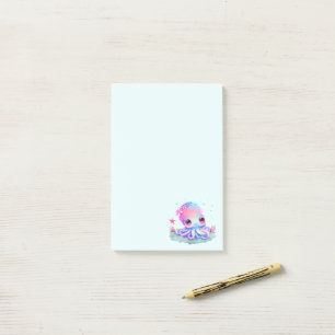 Notas Post-it® Creatura marina de Octopus Cute