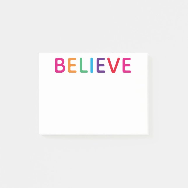 Notas Post-it® Cree Brillante (Anverso)