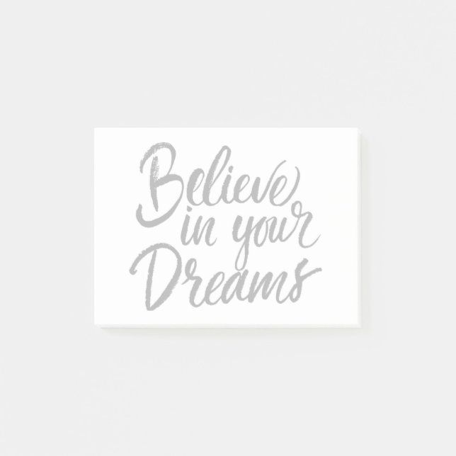 Notas Post-it® Cree en sus sueños (Anverso)