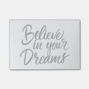 Notas Post-it® Cree en sus sueños