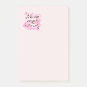 Notas Post-it® Creer en tus sueños