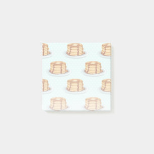 Notas Post-it® Crepes con jarabe de arce y patrón Polkadot
