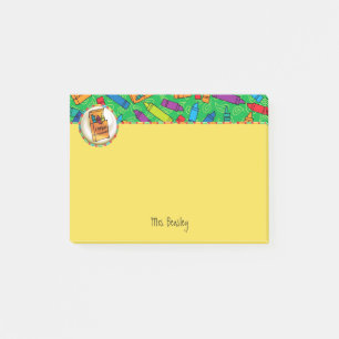 Notas Post-it® Creyones coloridos 4 x 3