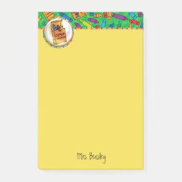 Notas Post-it® Creyones coloridos 4 x 6