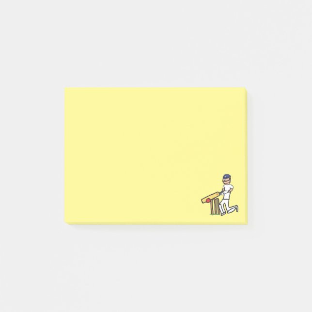 Notas Post-it® Críquet (Anverso)