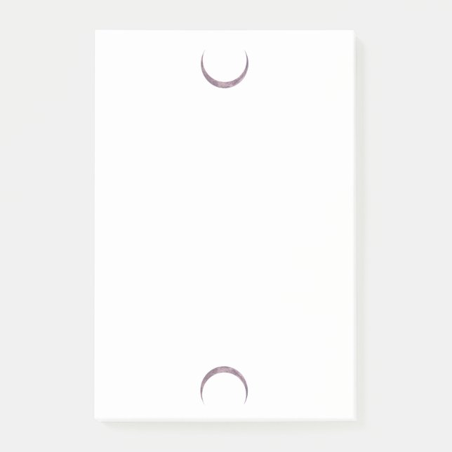 Notas Post-it® Crsecent Moon Post-It Notes (Anverso)