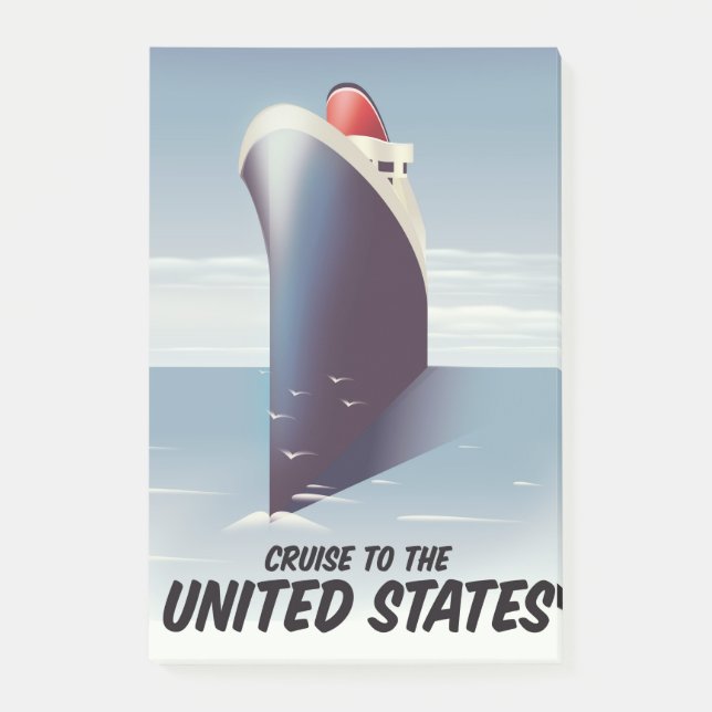 Notas Post-it® Cruceros a los Estados Unidos (Anverso)