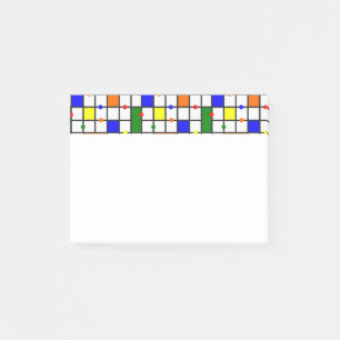 Notas Post-it® Crucigrama colorido