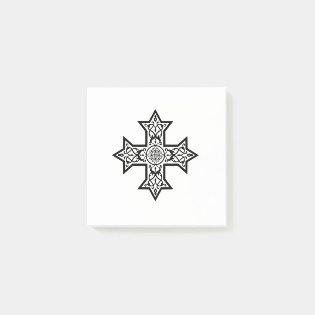 Notas Post-it® Cruz copta (Anverso)