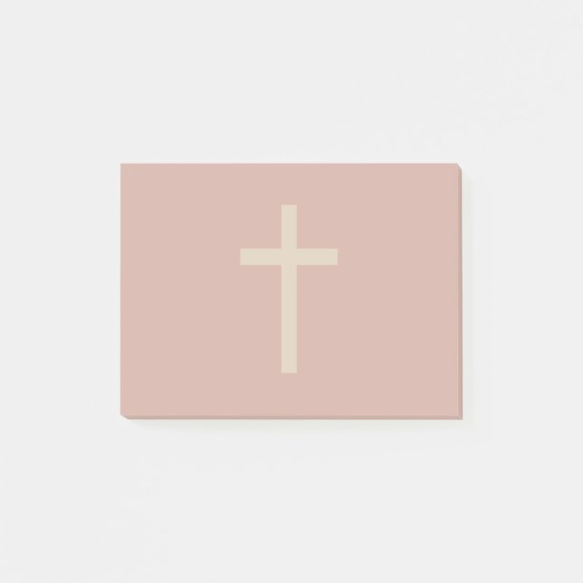 Notas Post-it® Cruz Cristiana Básica Proporción Áurea Marrón Oxid (Anverso)