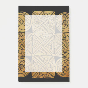 Notas Post-it® Cruz de Knotwork Celtic
